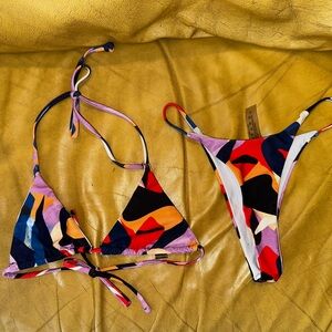 Colorful Abstract Bikini Set